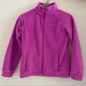 Columbia fleece zip up jacket